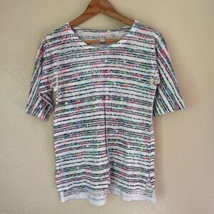 Whimsy Rose Multicolor Patterned Top
